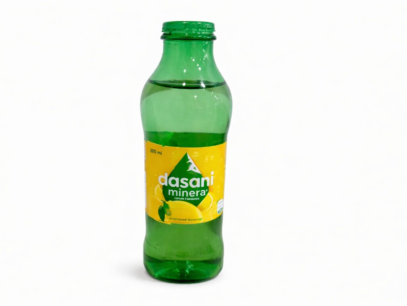 Dasani Minera lemon flavored mineral water bottle